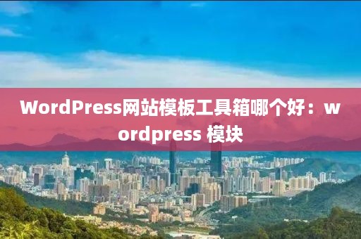 WordPress网站模板工具箱哪个好：wordpress 模块