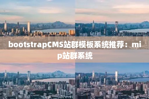 bootstrapCMS站群模板系统推荐：mip站群系统